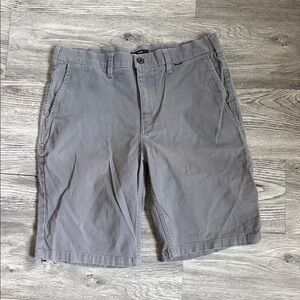 Hurley Men's Flat Front Gray Shorts